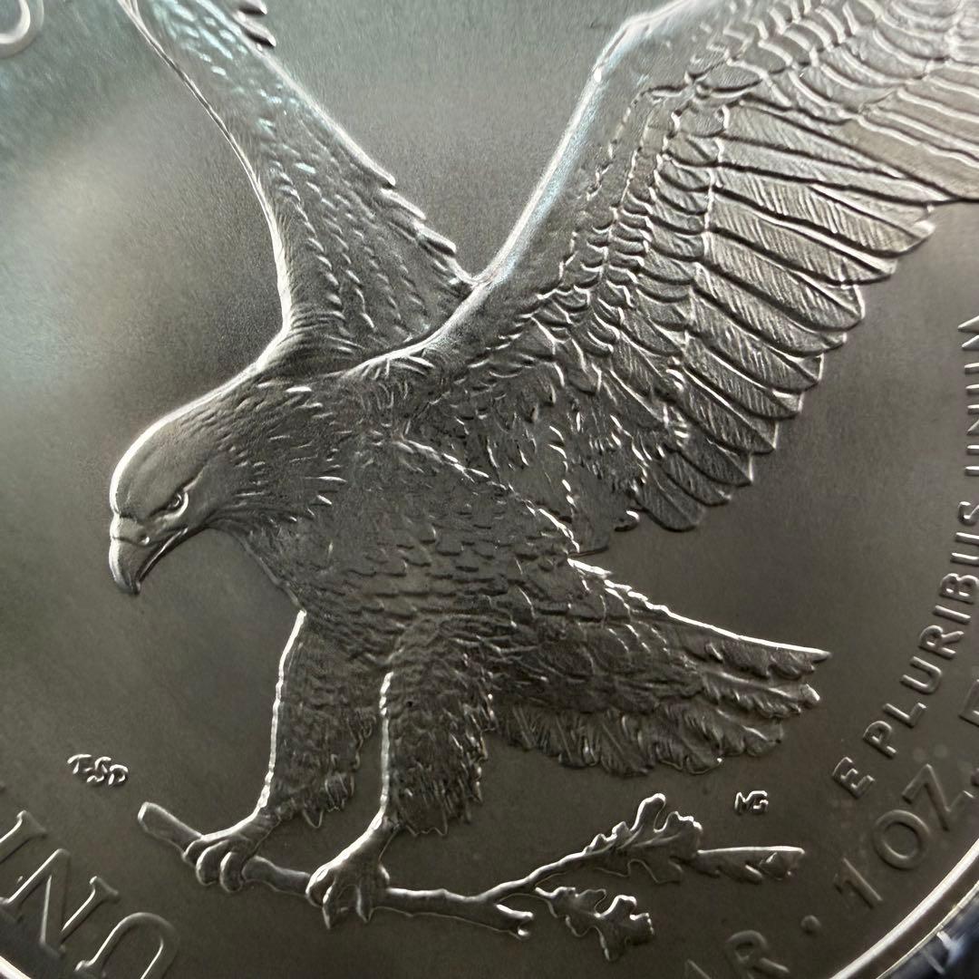 アメリカ イーグル 銀貨 発明:コンピュータ カラー 品質表示証付き 1オンス