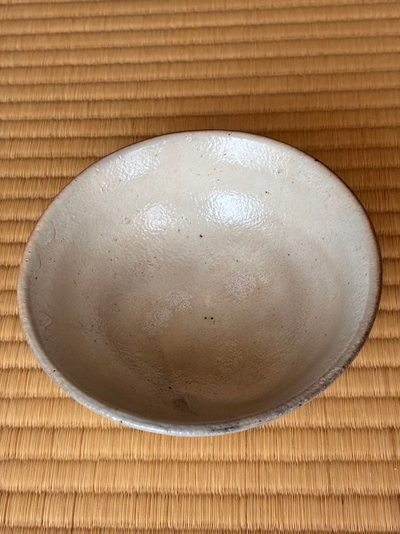 茶道具『粉引茶碗 銘「白馬」寺垣外窯 杉本貞光』大亀老師好の陶工　2026年干支