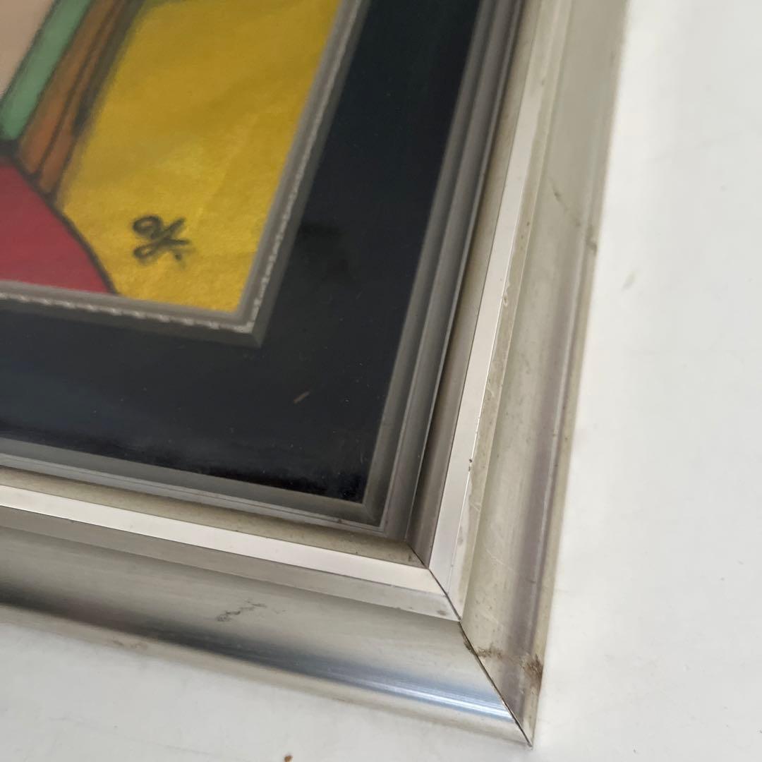 絵画 アート レトロポップ 昭和レトロ 額 インテリア 現代アート カフェ