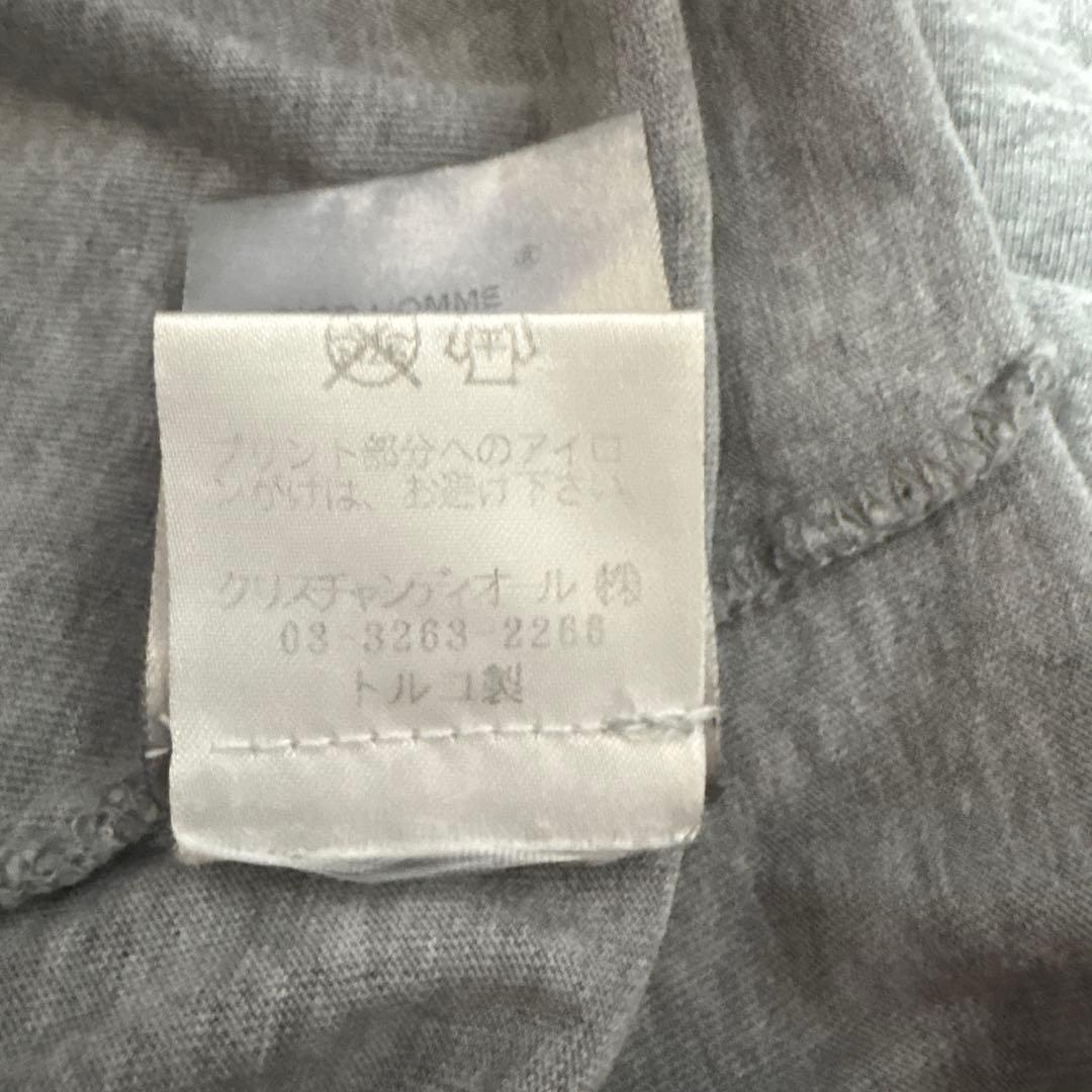 エディ期 Dior Homme 07AW エンジェルウイング グレー Tシャツ