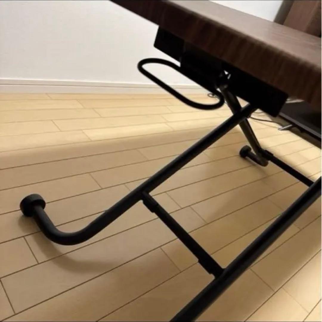 ニトリ　昇降テーブル　折りたたみ式　ブラウン　ダイニングテーブル