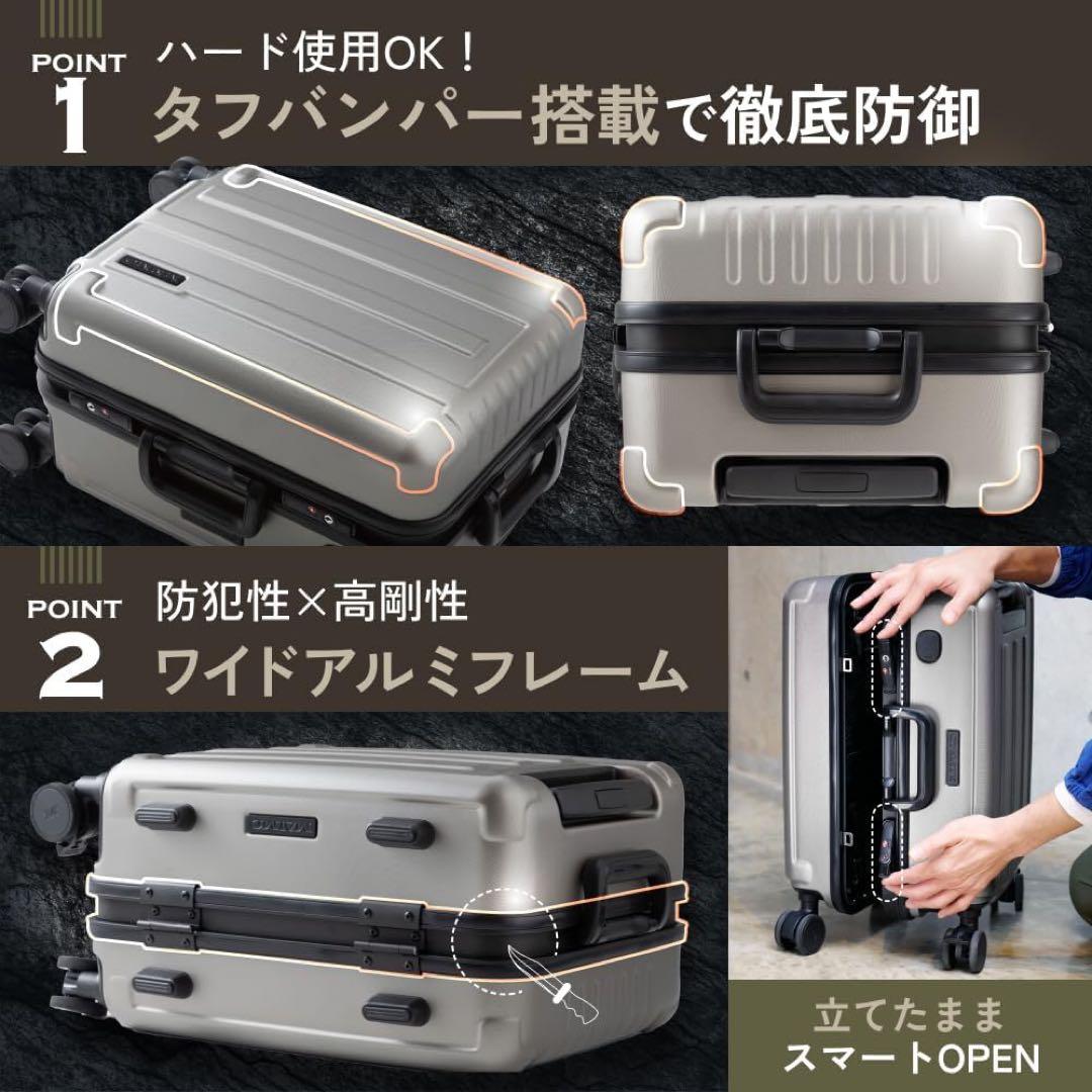 [MAIMO] キャリーケース 機内持ち込み Sサイズ【多機能ハードルモデル】