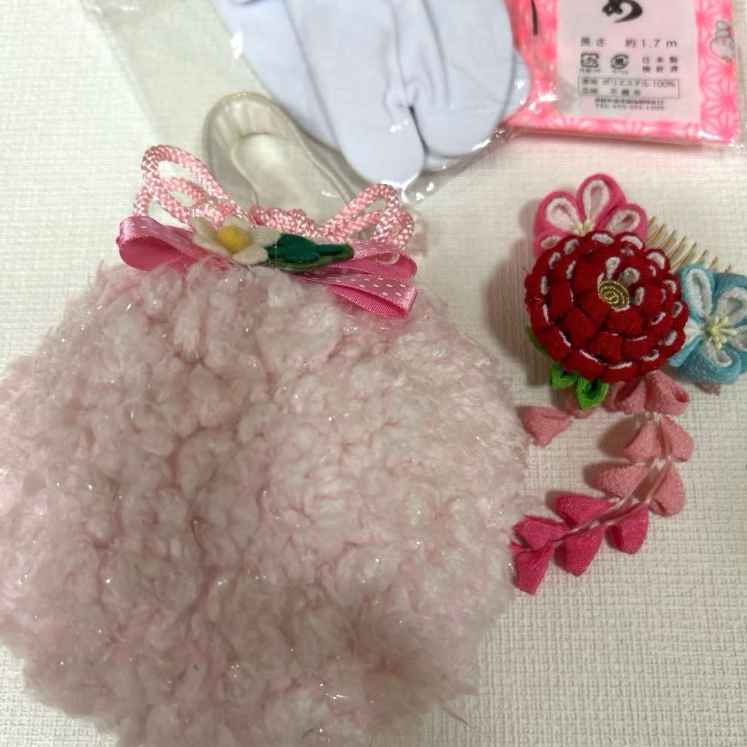 No.3 七五三　　3歳　　　正絹被布セット　　　絞り　　訳あり