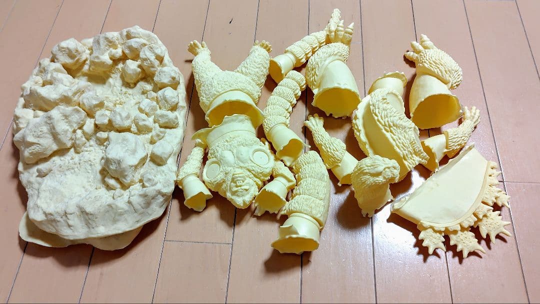 未組立 ● キングコング 1962 ゴジラ ジャイアントスイング イノウエアーツ