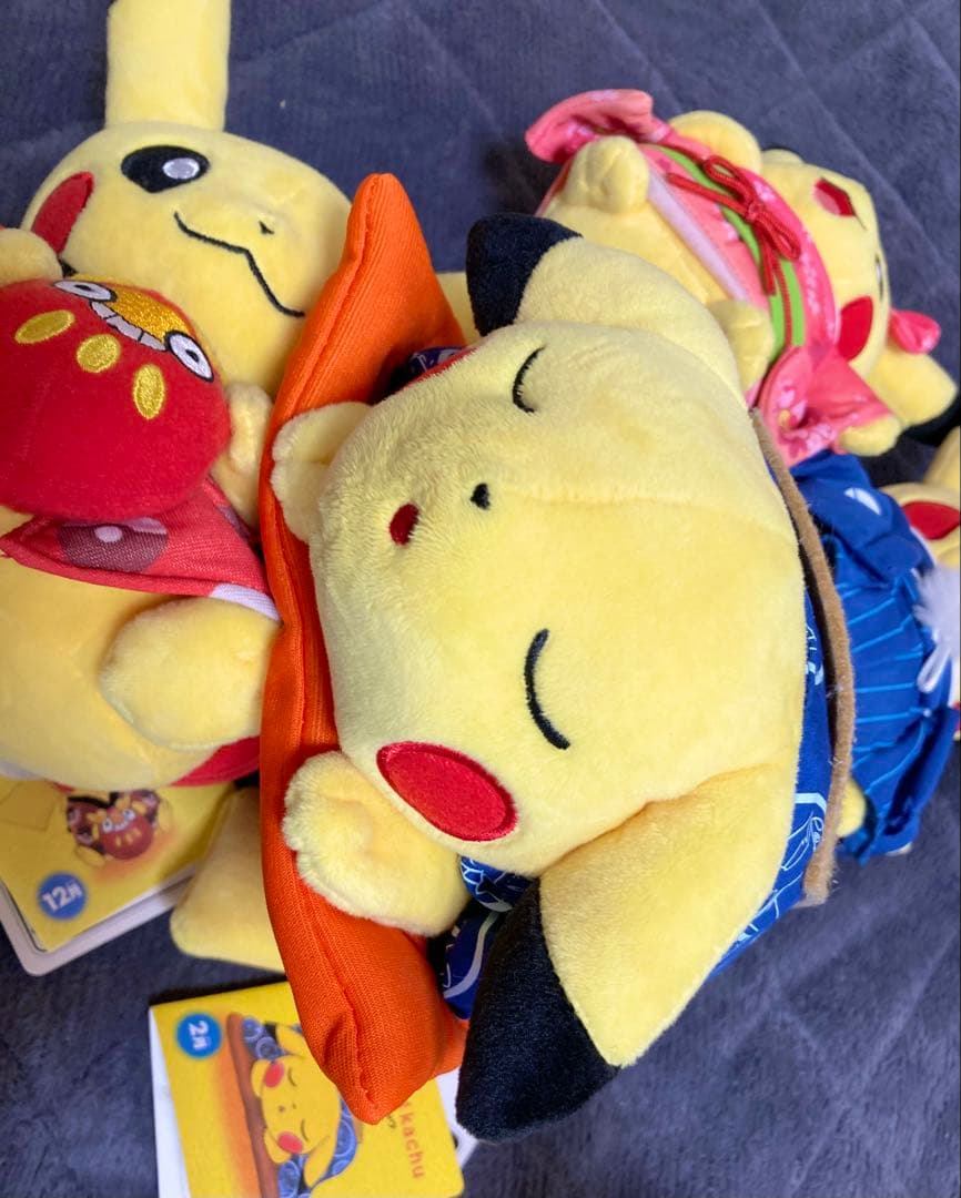 ポケモンセンター限定 マンスリー ピカチュウ ぬいぐるみ セット 和服