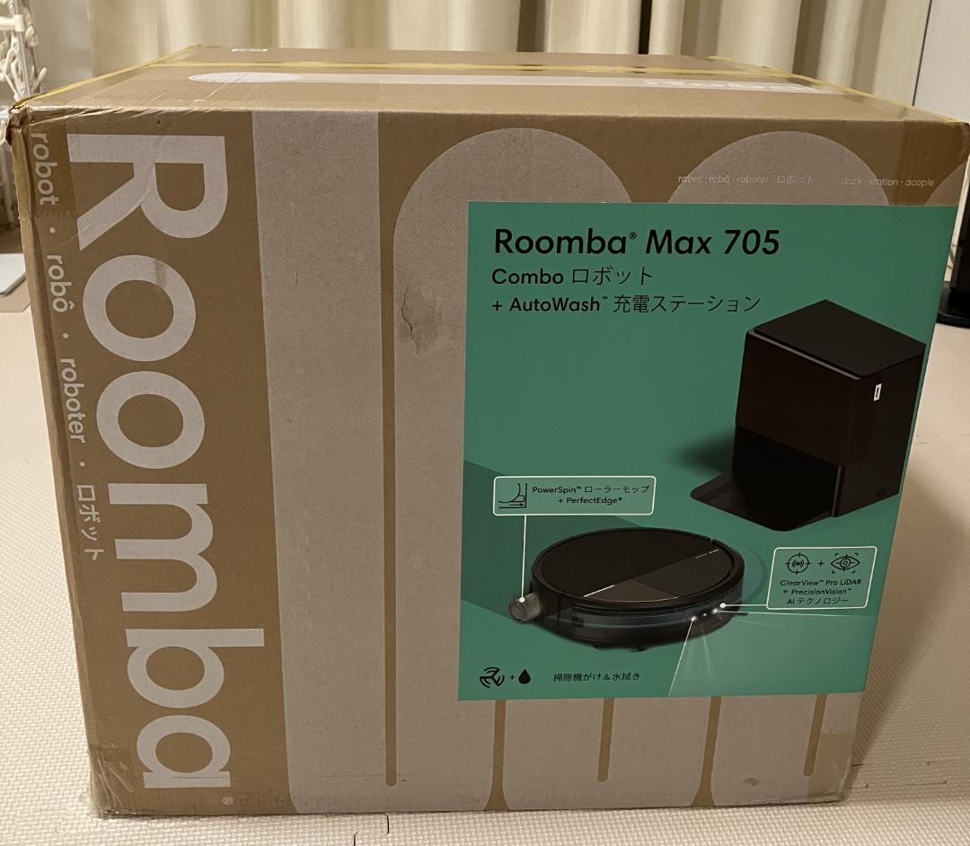 【ポン太】ルンバMax705 Combo+AutoWash充電ステーション