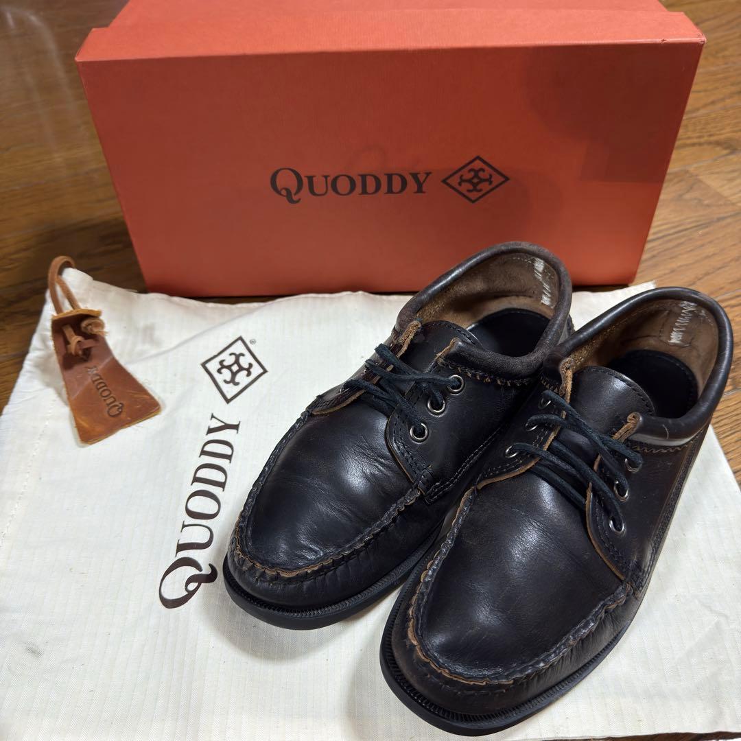 【極美品】QUODDY BLUCHER MOCCASIN クロムエクセル
