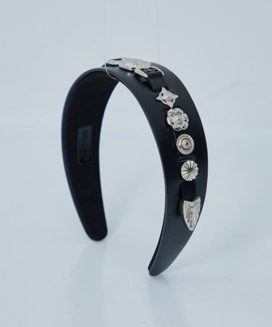 【TOGA TOO】Leather headband 2/レザーヘッドバンド2