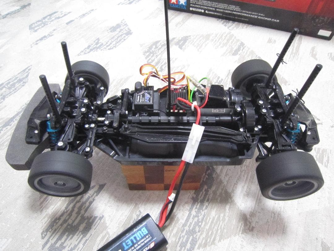 即走行 フルセット 1/10 タミヤ ポルシェ 911 カレラRSR TT02