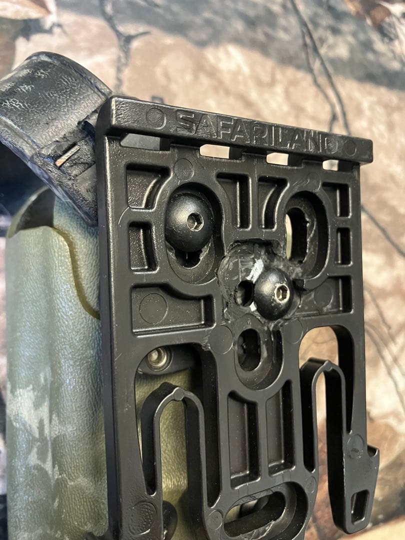 実物　SAFARILAND ホルスターロウライズセット　QLS