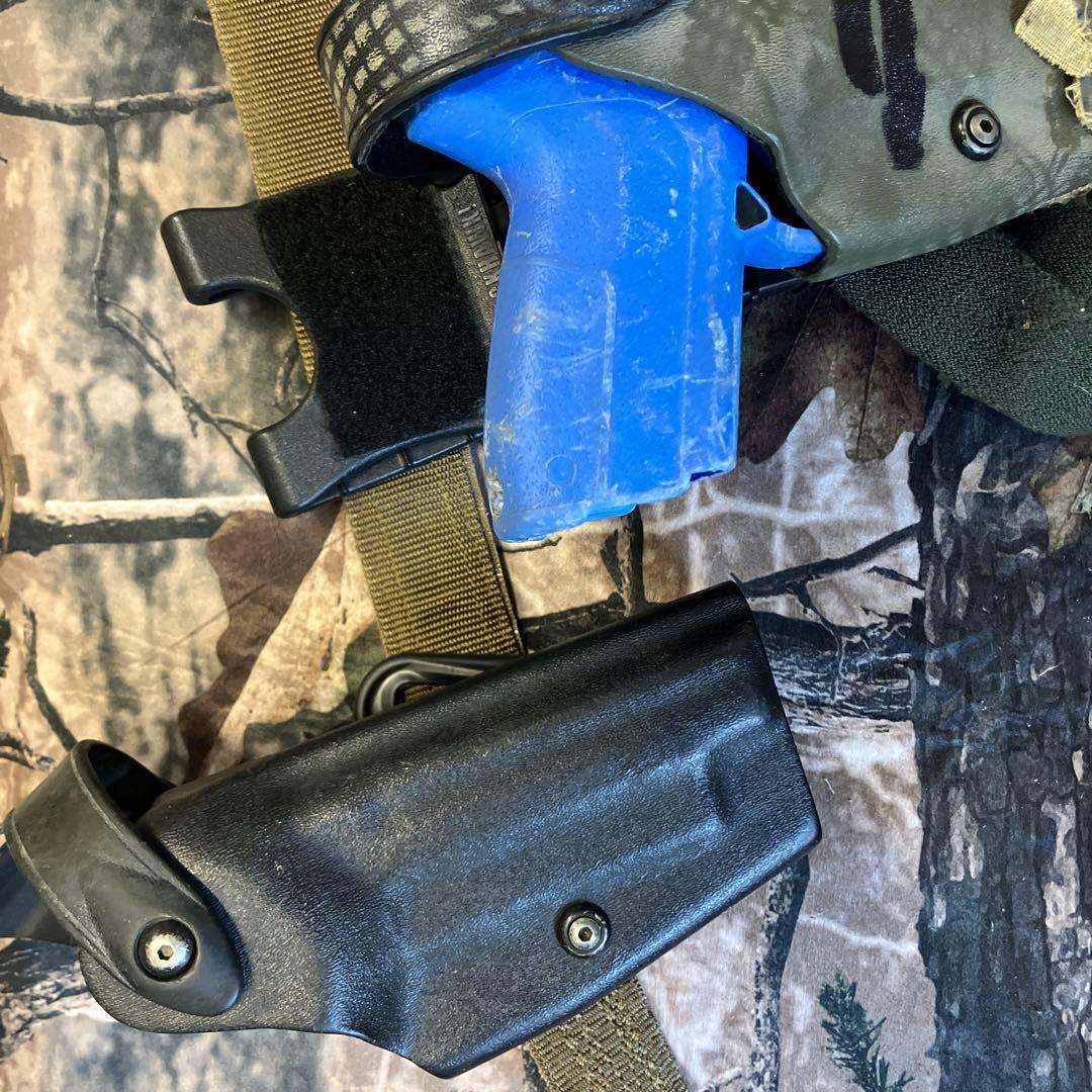 実物　SAFARILAND ホルスターロウライズセット　QLS