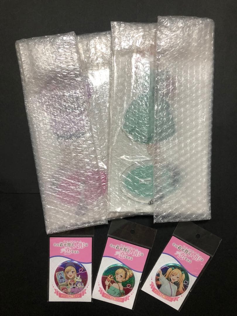 ファントエス その着せ替え人形は恋をする BIGアクリルスタンド バッジ コンプ