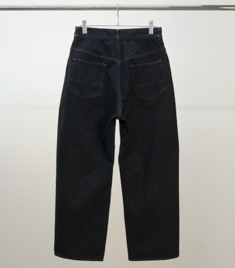 ANCELLM #01 ワンウォッシュ ストレートデニムパンツ