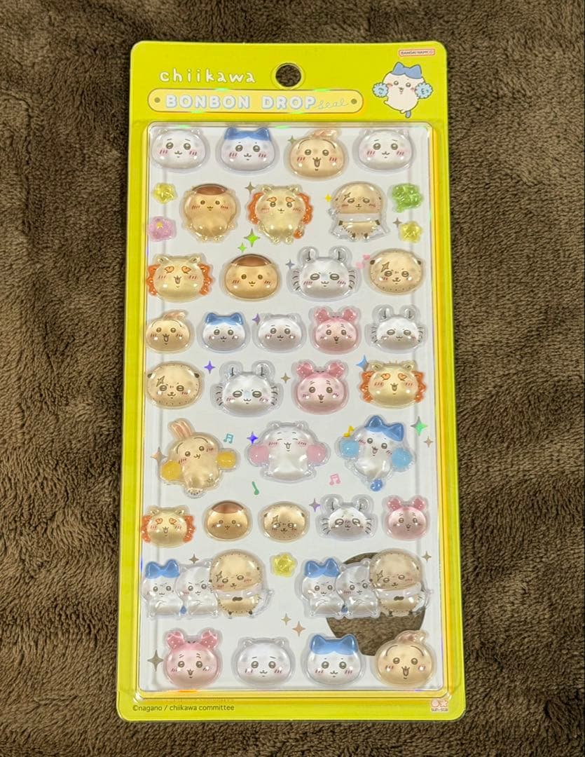 ちいかわ ボンボンドロップシール 第2弾4種セット