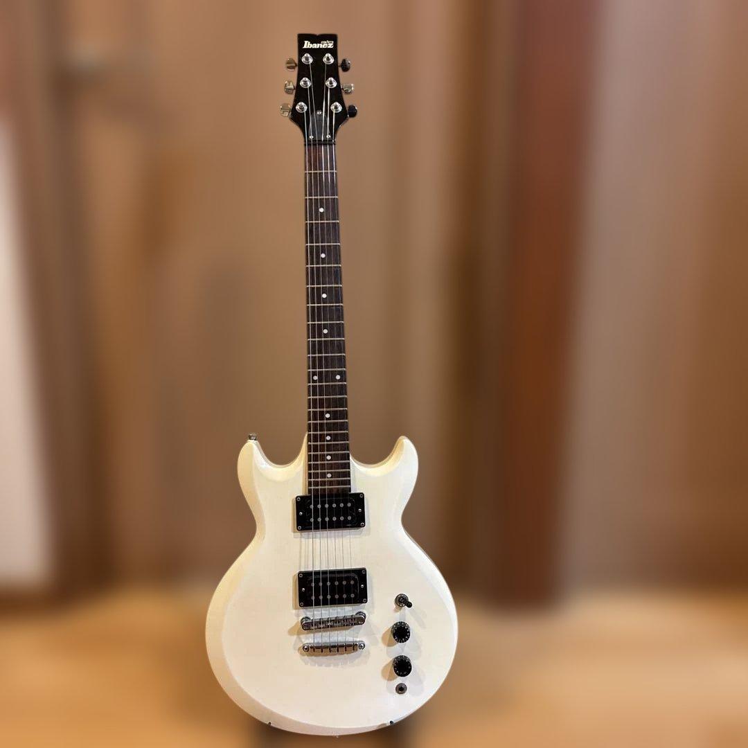 Ibanez GAX-50WH 専用ストラップ ソフトケース 新品弦張替済