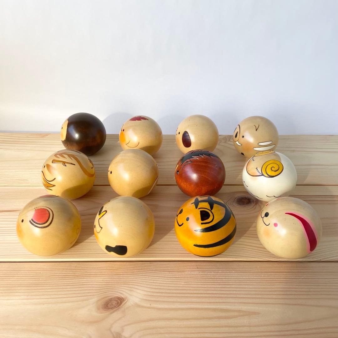 卯三郎　こけし干支　12支セット