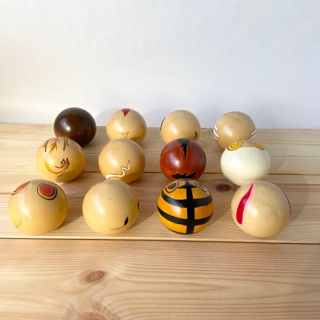 卯三郎　こけし干支　12支セット