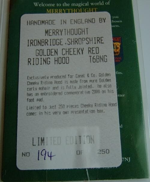 メリーソート・クリスマスチーキー・RED RIDING HOOD・6インチ