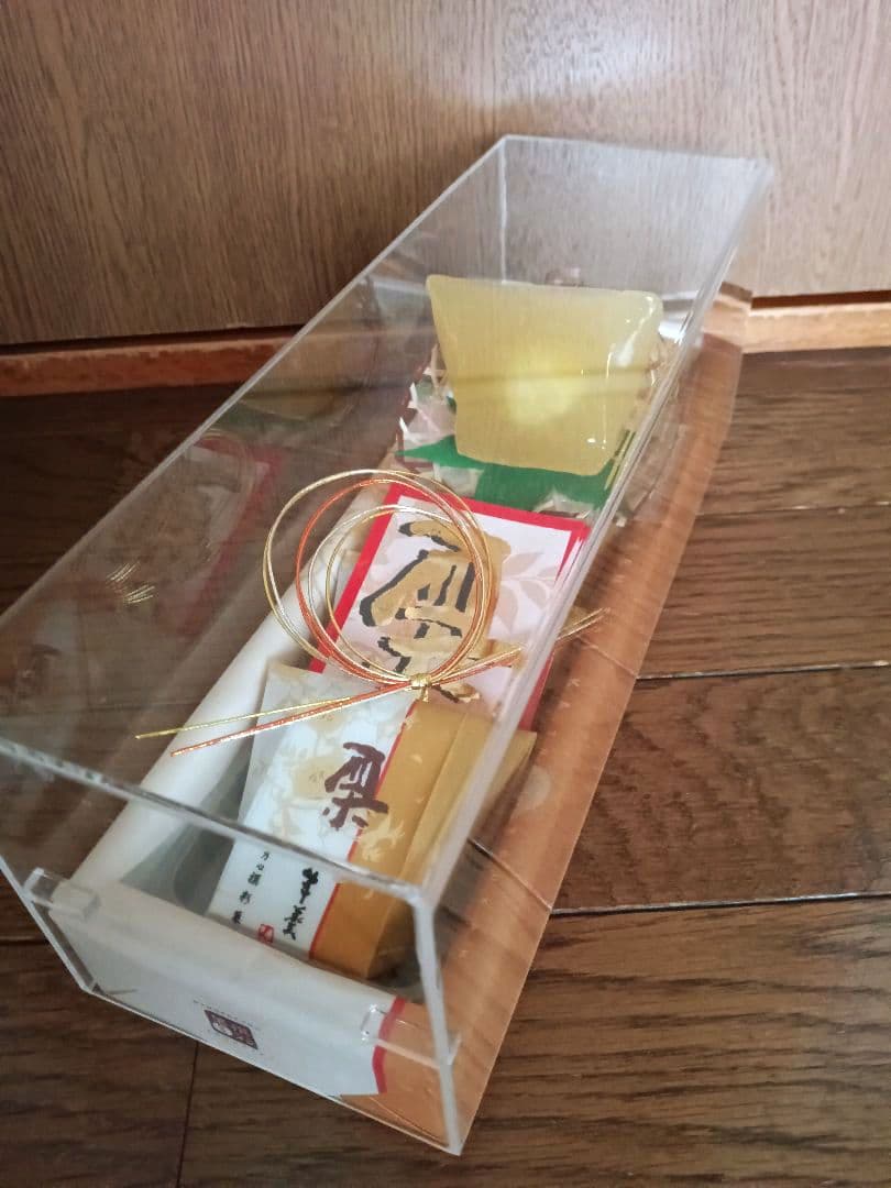 ケース付き　実物大　和乃心　撰彩菓　栗羊羹　食品サンプル