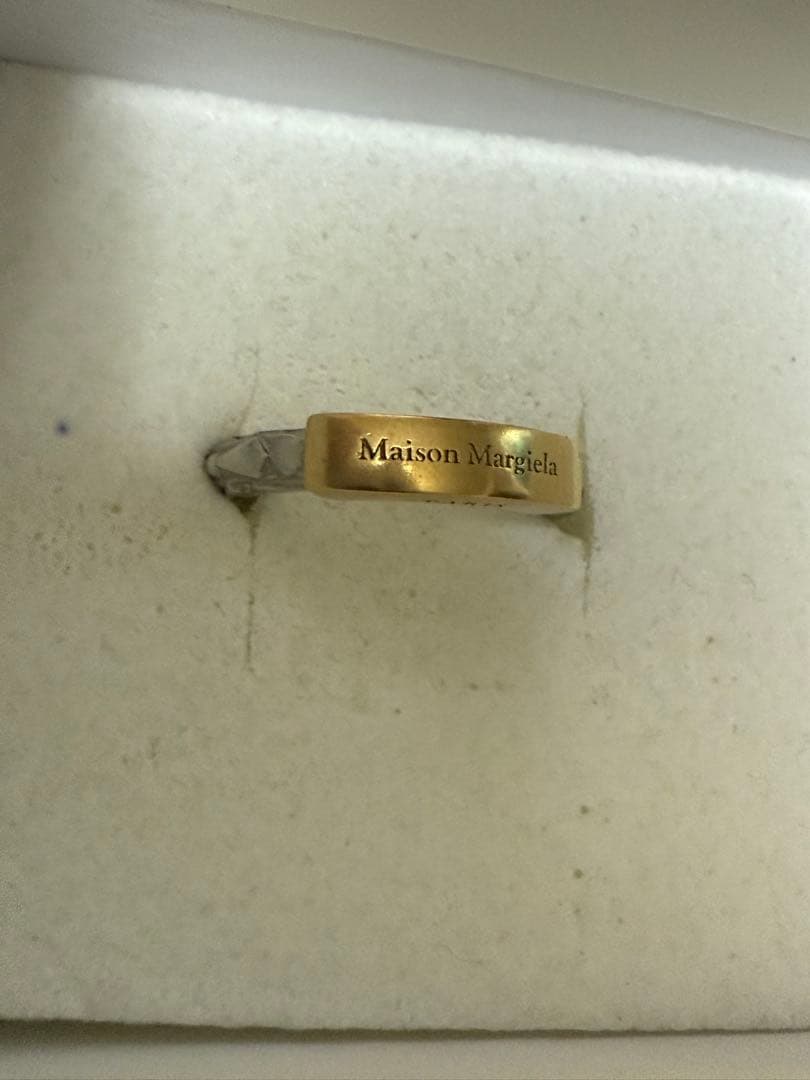 Maison Margiela リング ゴールドシルバー 19号