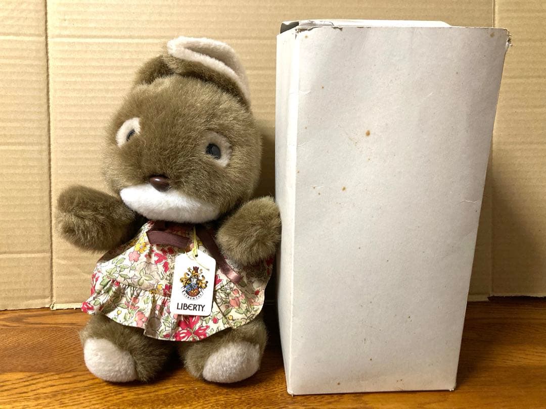 新品 80年代 ビンテージ 日本製 LIBERTY うさぎ ぬいぐるみ 当時物