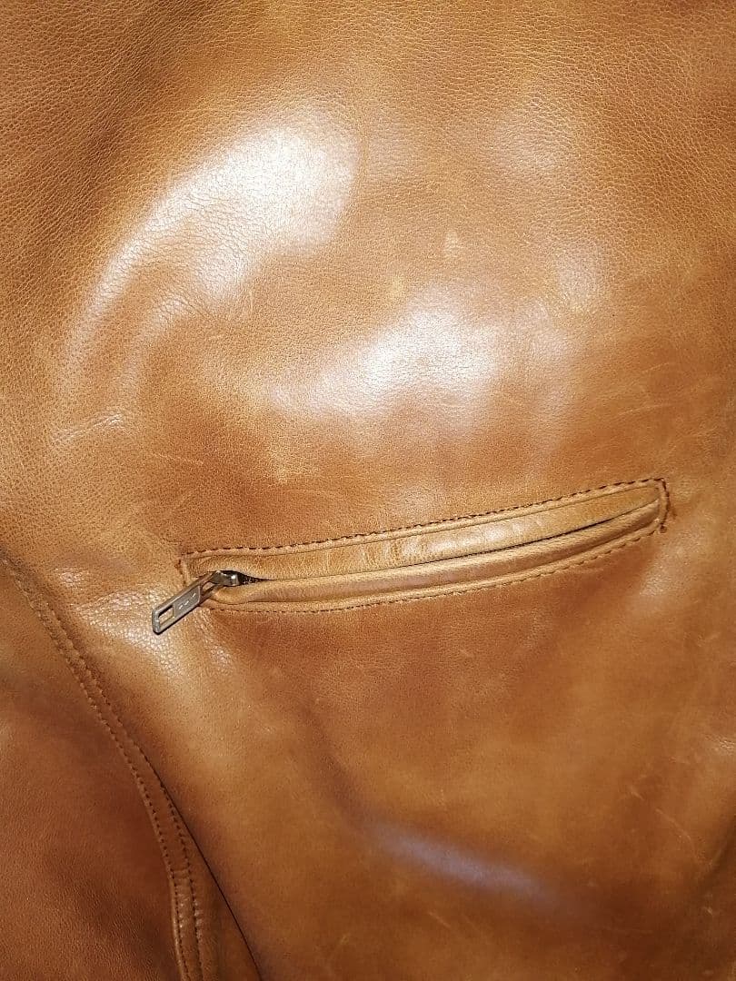 トットタトゥー柄 山羊革 レザージャケット