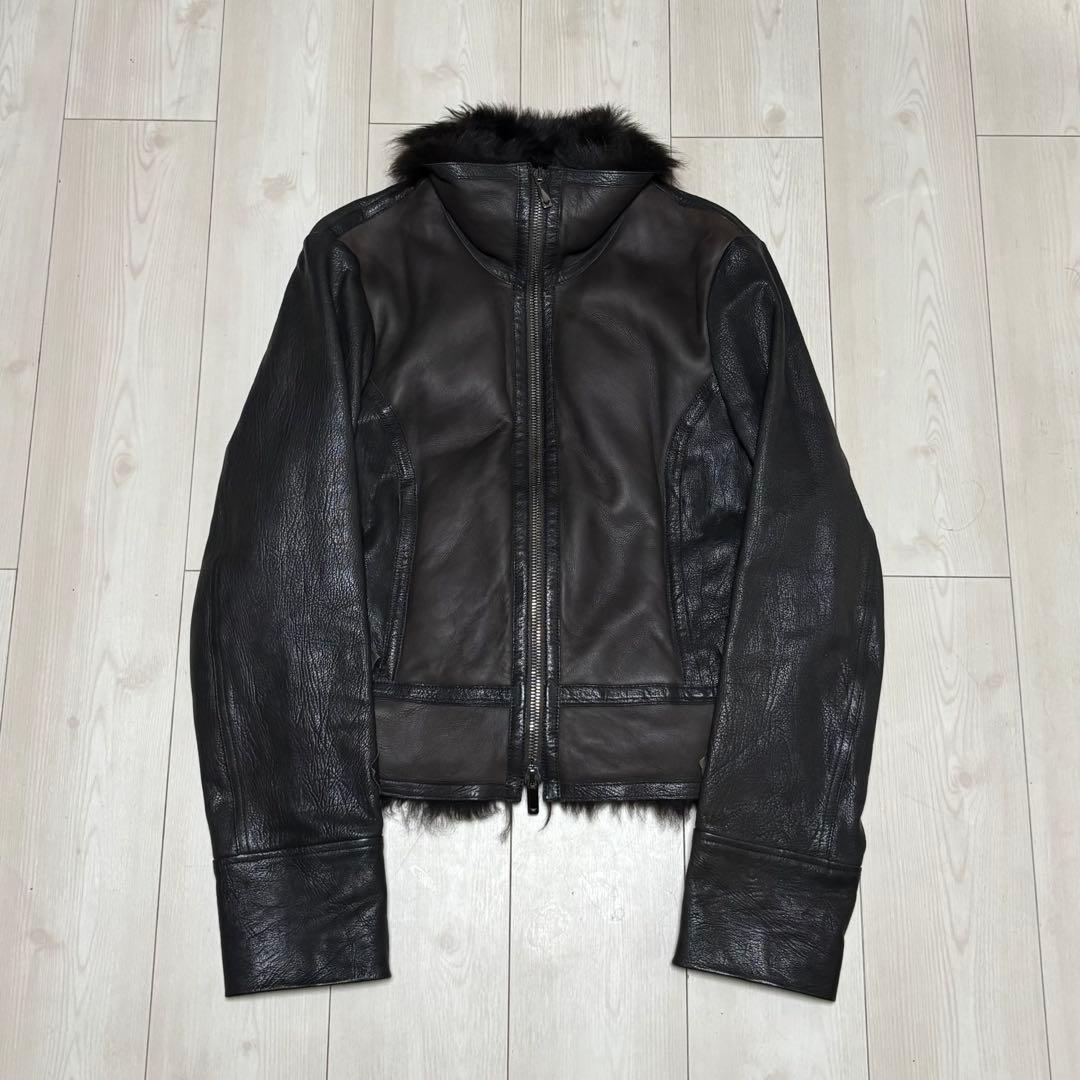 Emporio Armani 06AW ファー レザージャケット