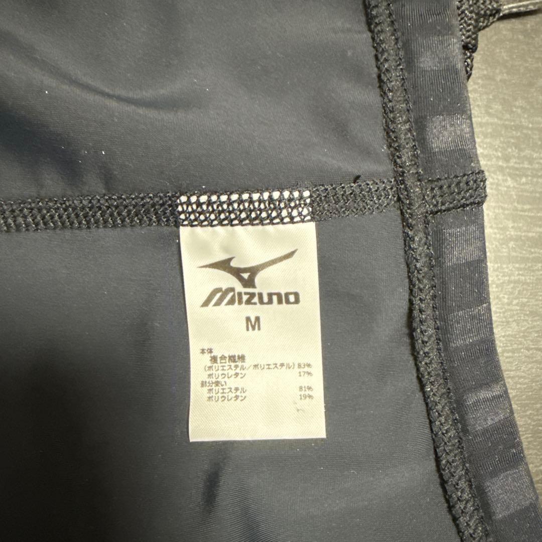 Mizuno 競パン ブラック×グレー FINA認証 Mサイズ