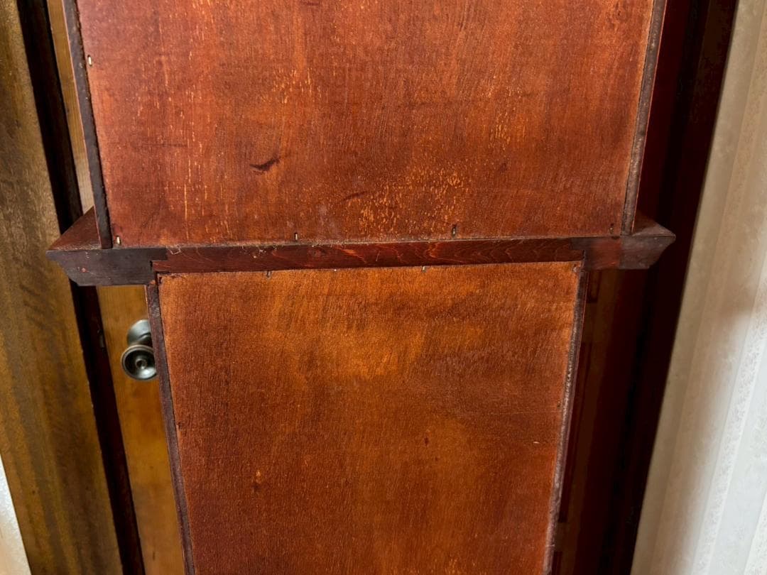 柱時計　振り子時計　Tempus Fugit　ホールクロック　アンティーク