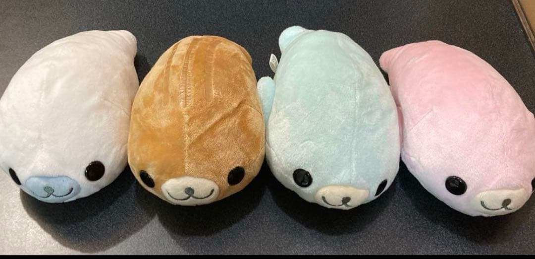 【平成レトロ】　まめゴマ　ぬいぐるみ　4体まとめ売り　約20cmサイズ