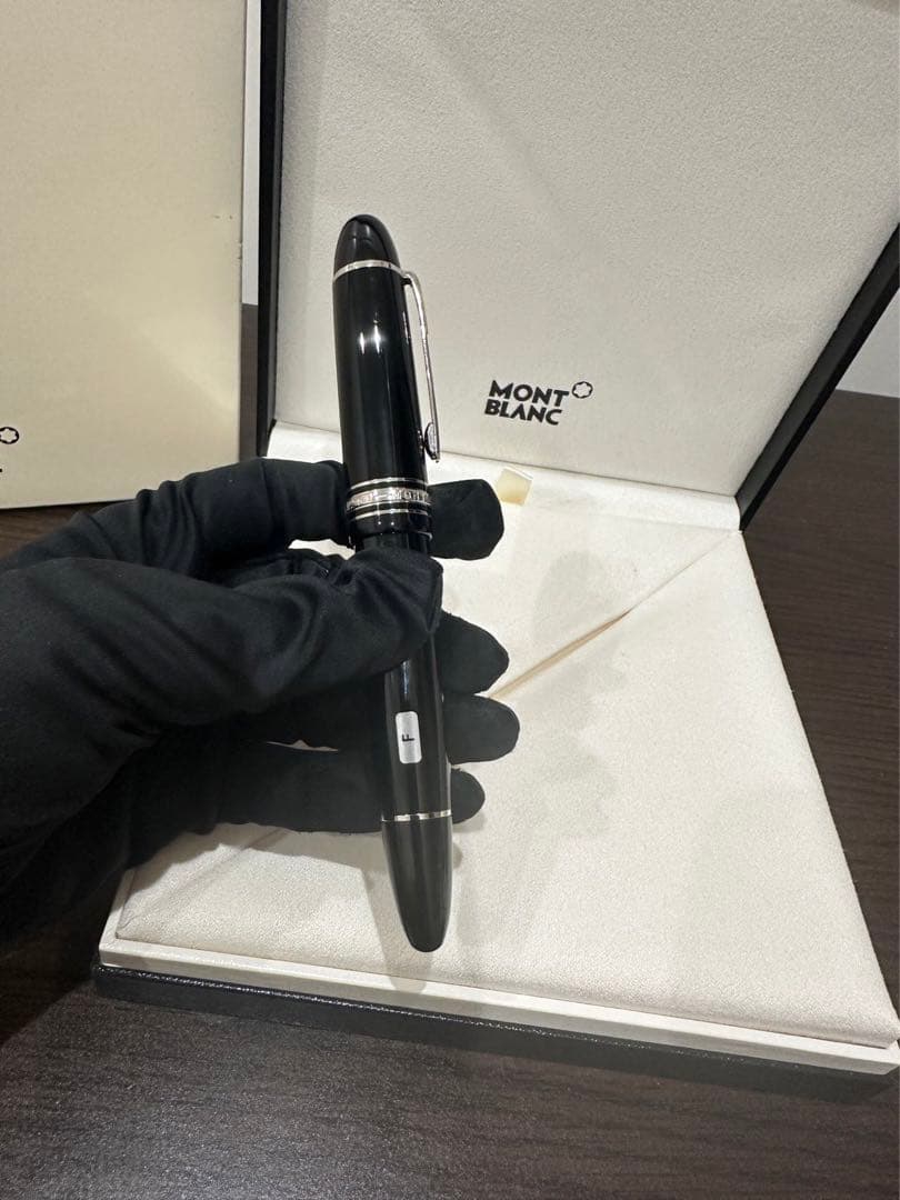 モンブラン万年筆 マイスターシュテュック プラチナコーティング P149 F
