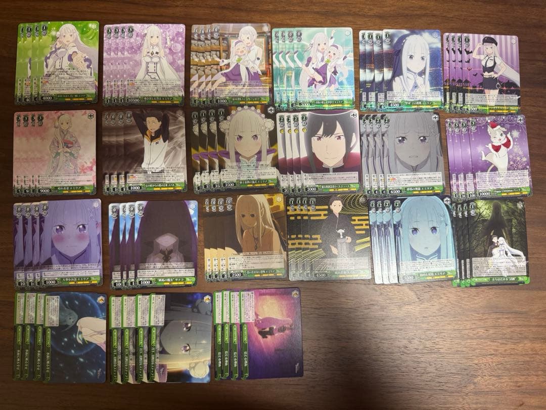 ヴァイス WS リゼロ 新弾 4コン + 旧弾 デッキ パーツ