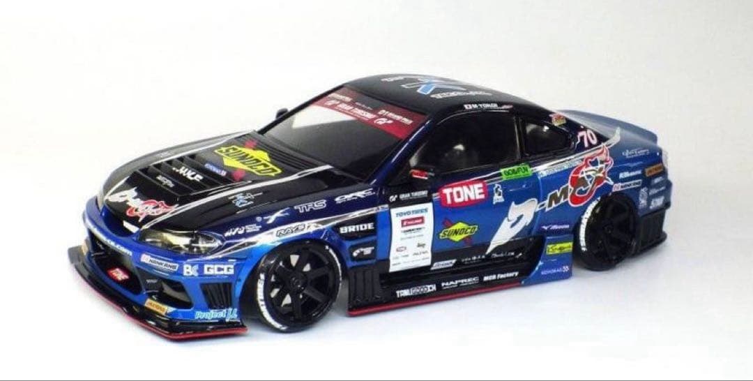 (R31ハウス)D-MAX S15ラジコン ボディー未塗装☆デカールセット