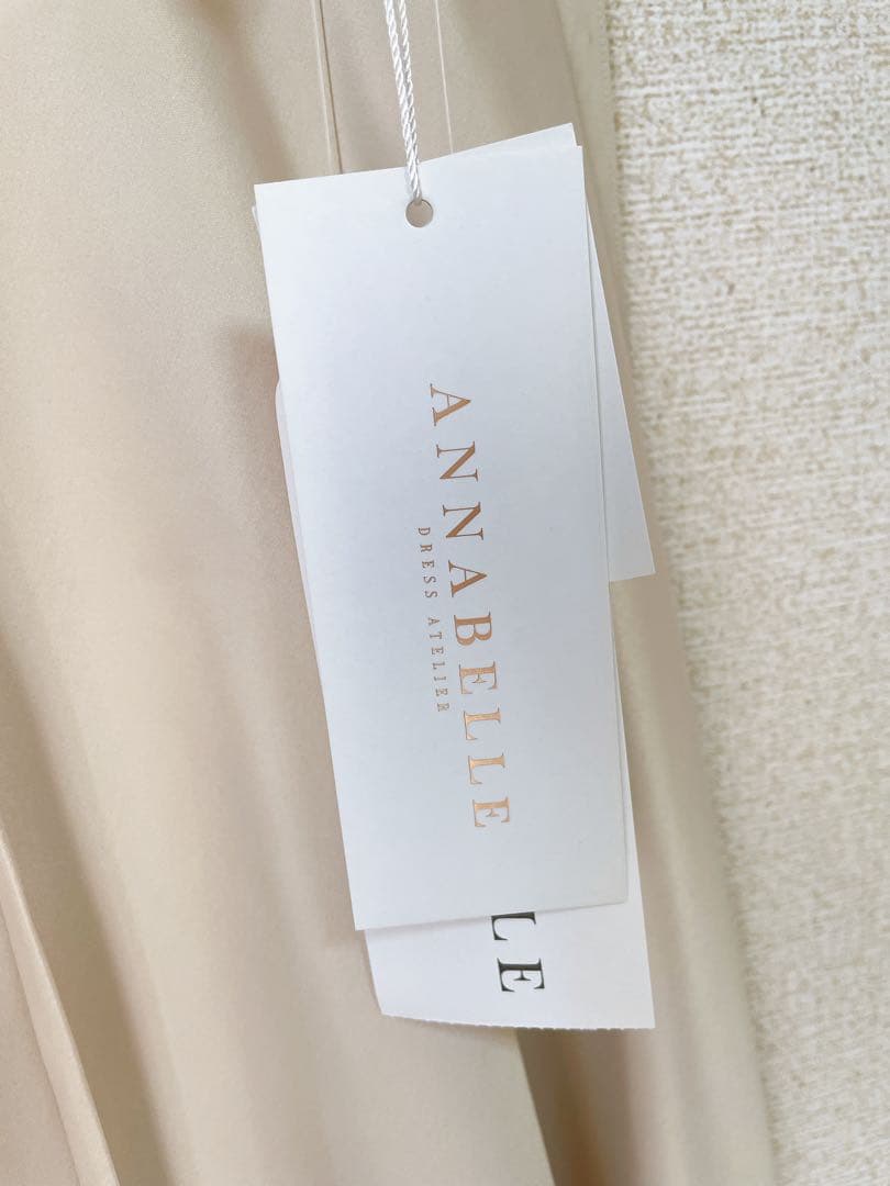 ANNABELLE シャンパンベージュ　ロングドレス　未使用　147cm程度向け