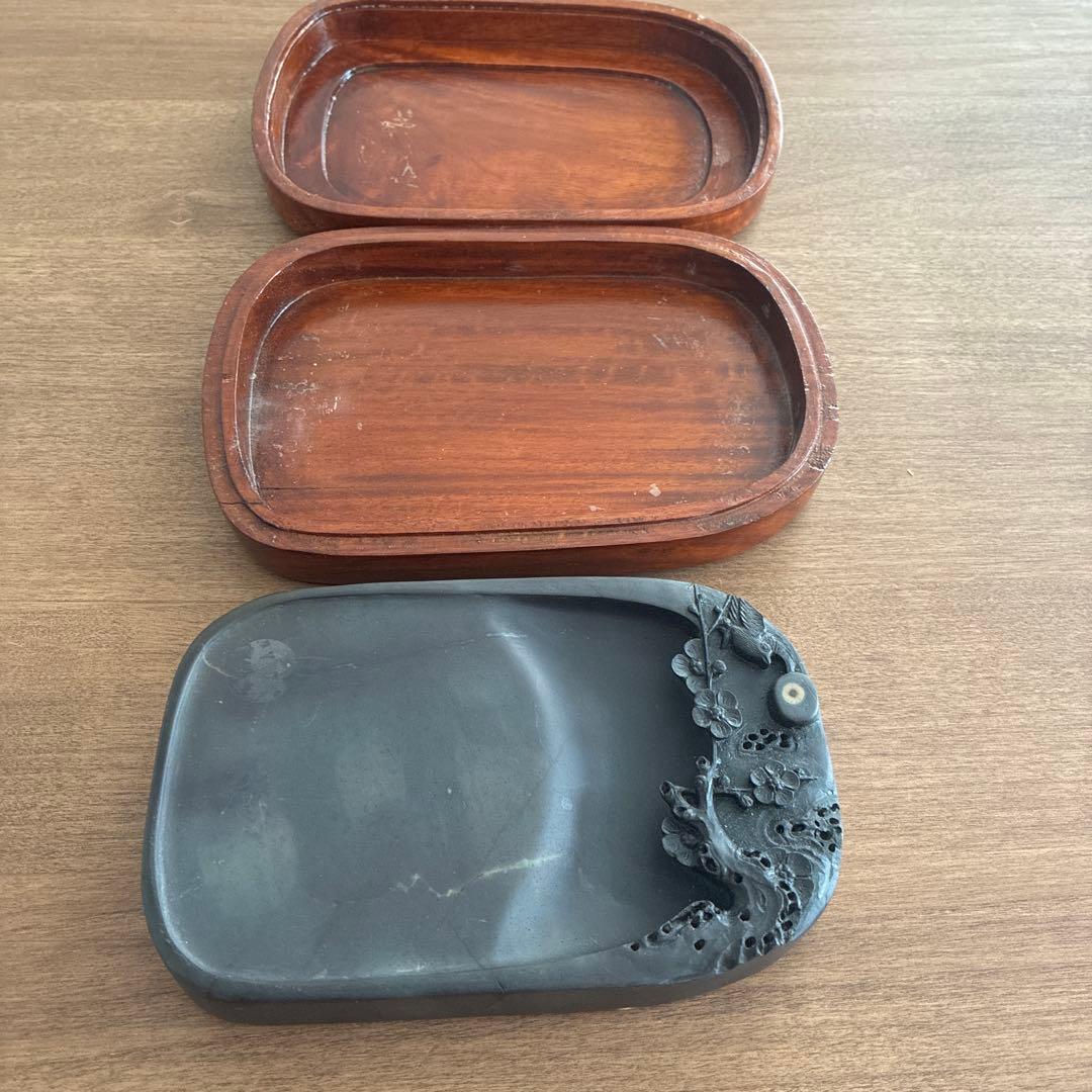 硯　すずり 端溪硯 書道用品 端渓硯　石眼