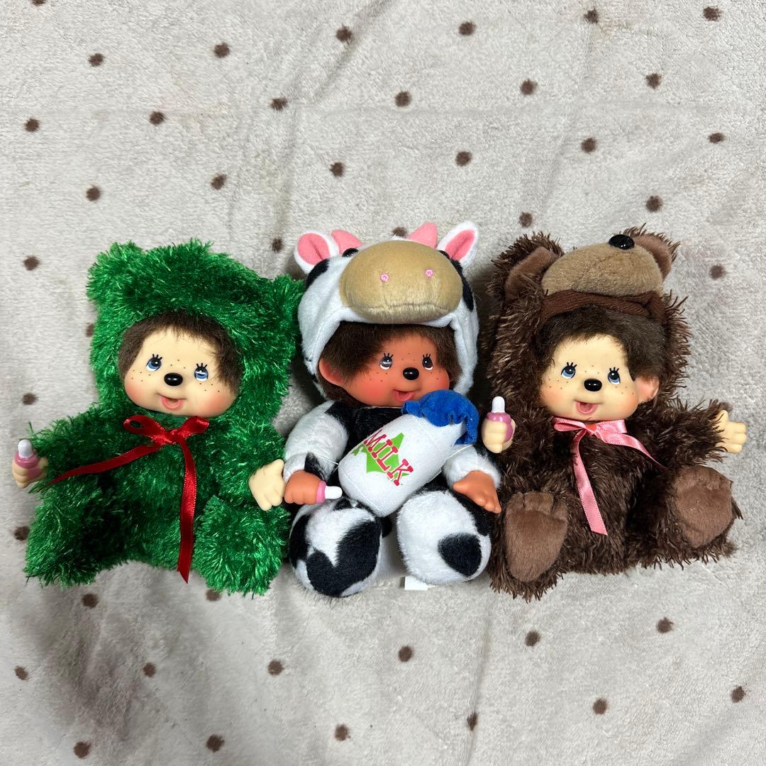 北海道 限定 モンチッチ セット 牛 くま マリモ