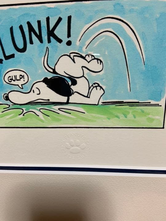 SNOOPY リトグラフ ピーナッツ 値下げ