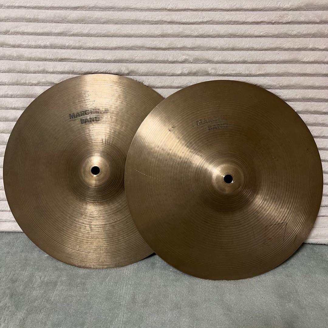 白抜きZildjian MARCHING BAND 12”インチ 31cm ペア