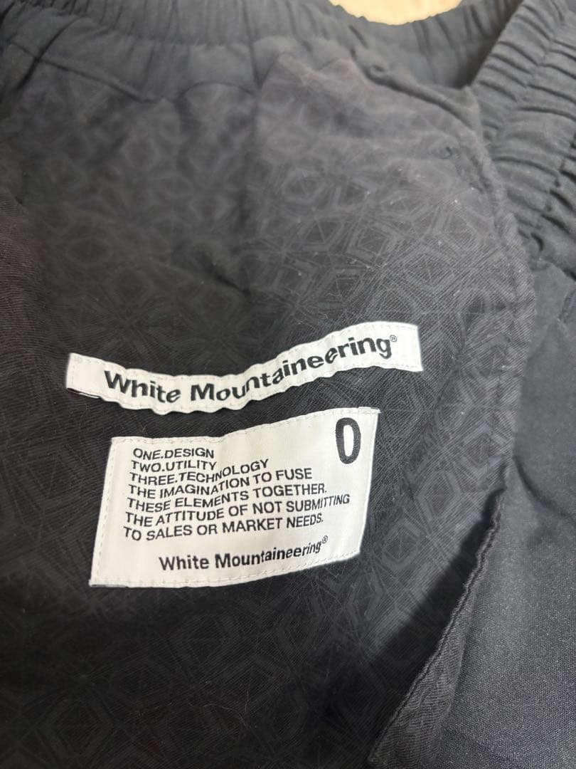 美品 WHITE MOUNTAINEERING サルエル風パンツ