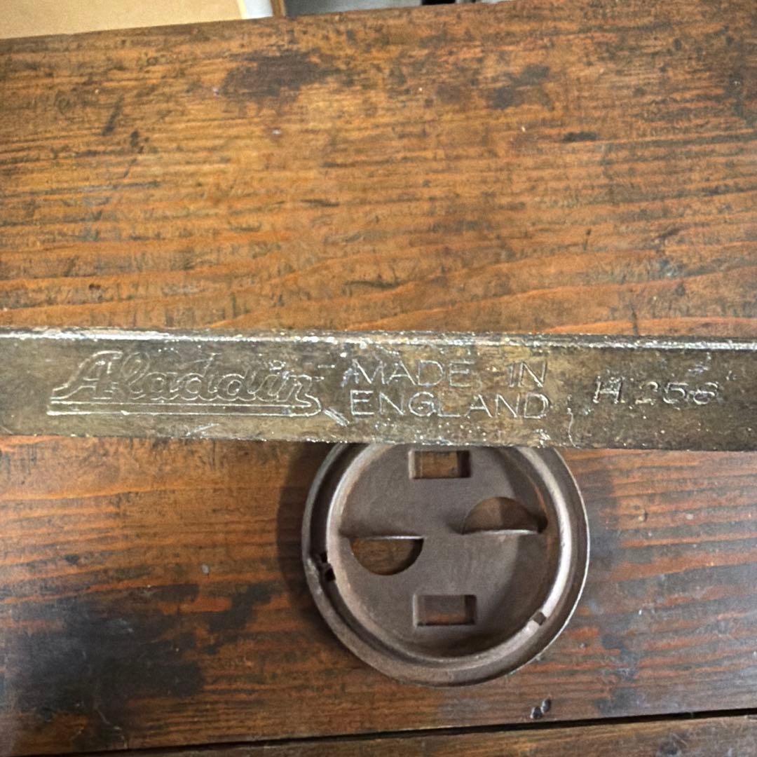 当時物　アラジン　スチール芯クリーナー　天板外し