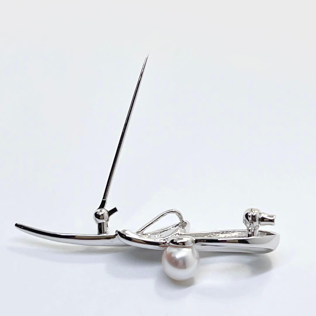 【未使用品】✨田崎真珠 TASAKI タサキ アコヤパール 本真珠 ブローチ
