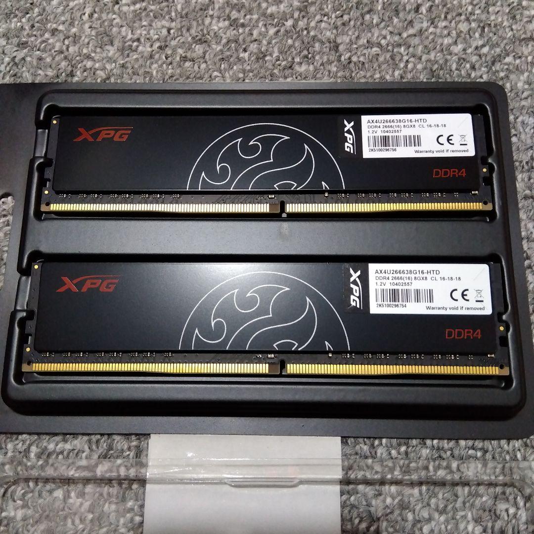 ゲーミングメモリ ADATA 16GB (8GB×2) XPG