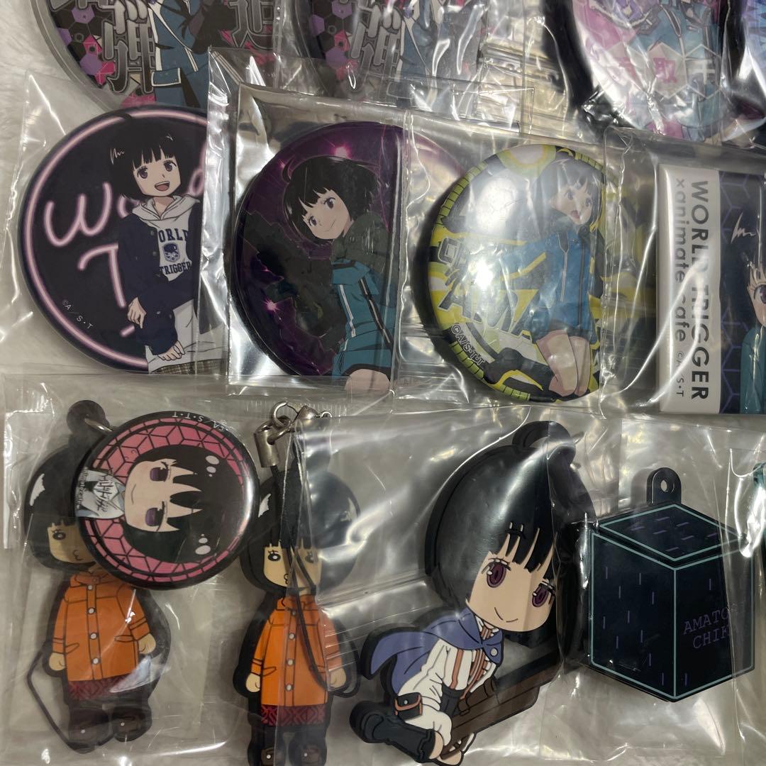ワールドトリガー ワートリ　雨取千佳　缶バッジ　キーホルダー　まとめ