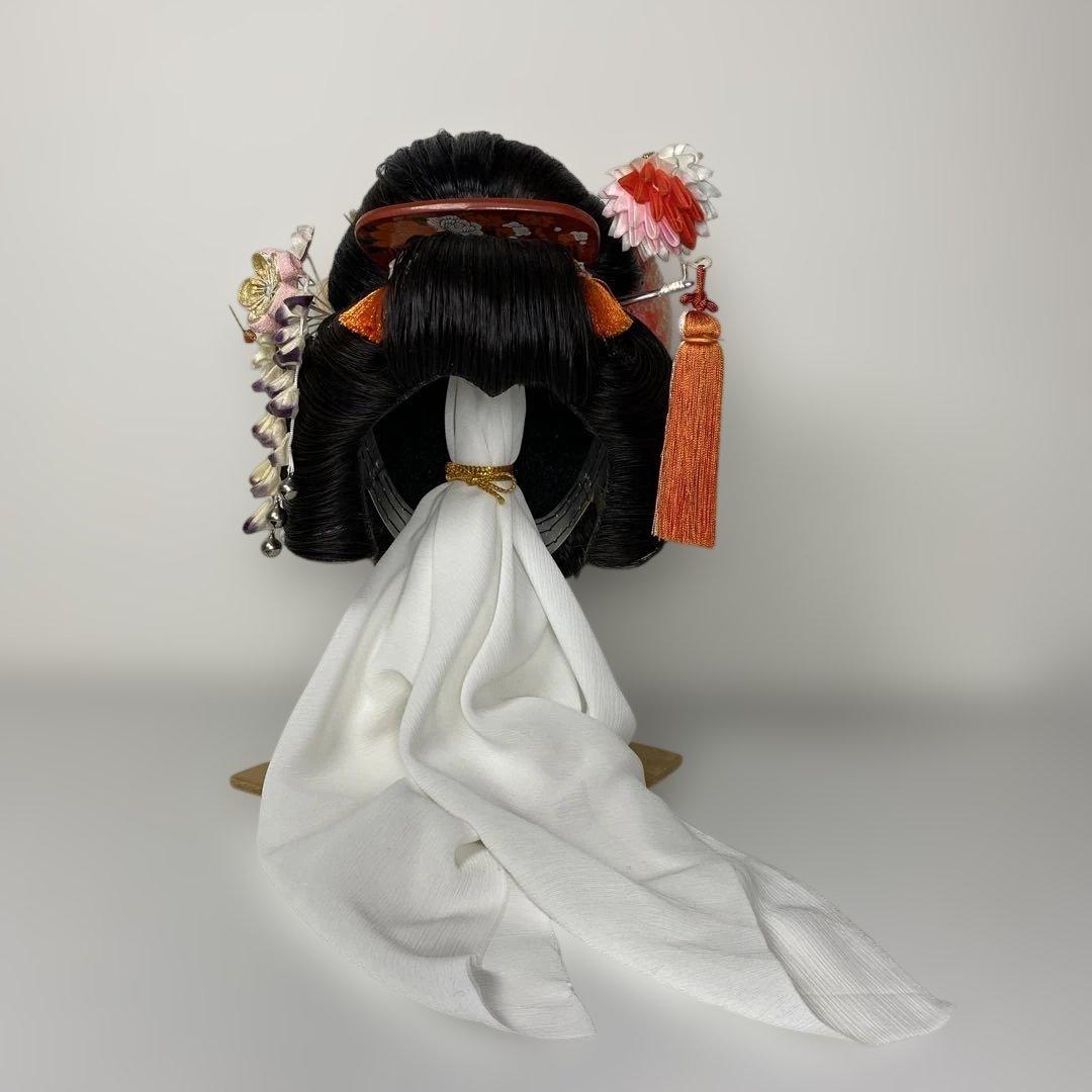 5026■日本髪 かつら 人形用 島田髷系統 雄鴛鴦 日本人形 和装飾り