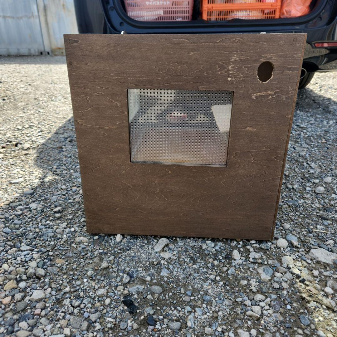 木製 中型 飼育ケージ 通気性メッシュ