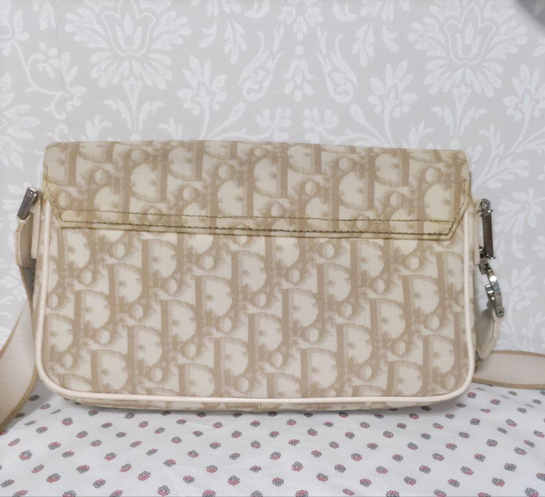 希少 ディオール ☆トロッター☆フラワー刺繍 ☆ショルダーバッグ