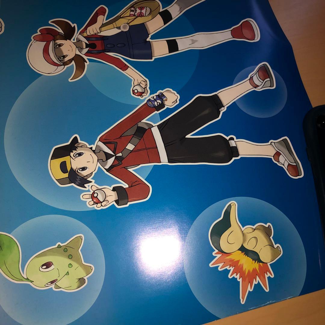 ポケモン　ポケットモンスター　ハートゴールド　ソウルシルバー　発売記念　ポスター