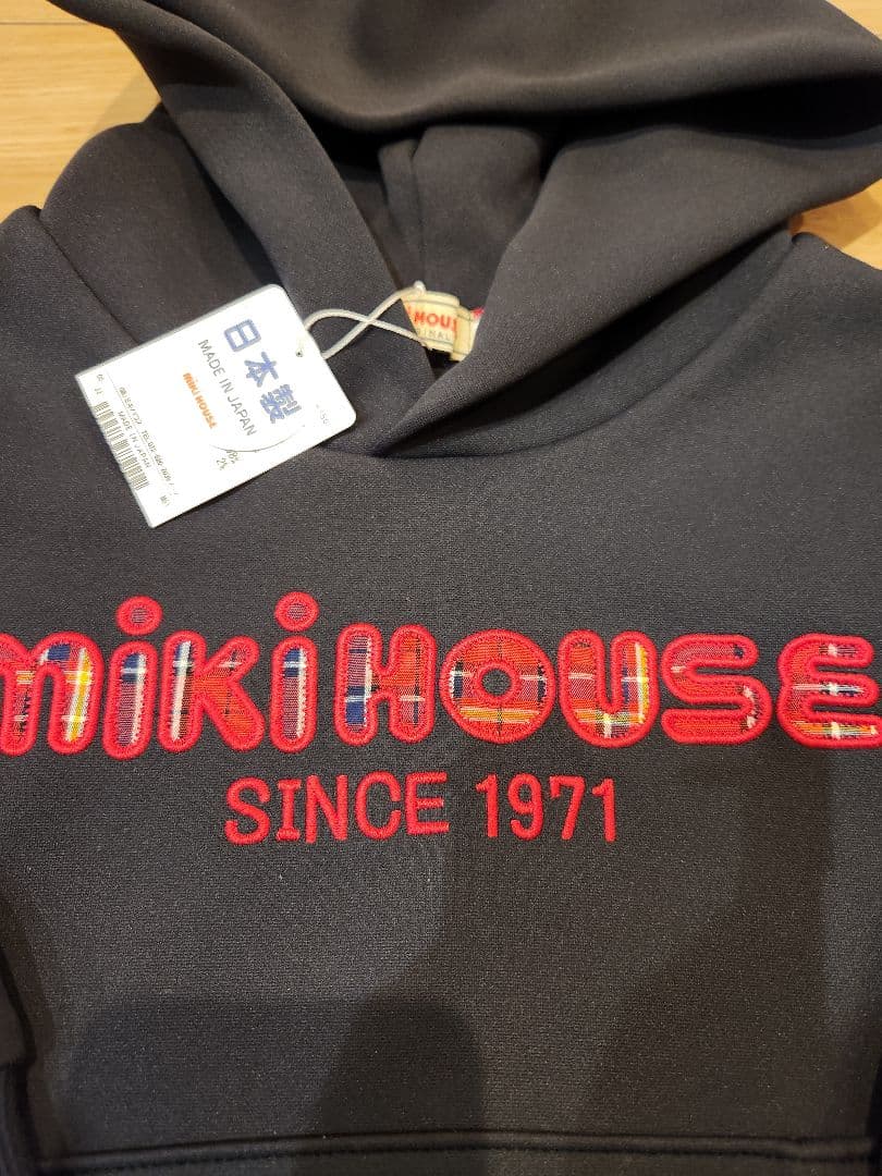 mikihouse フード付きパーカー