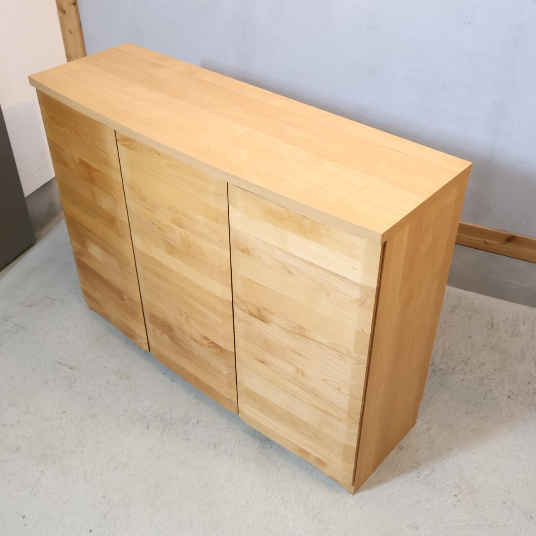 HOTTA WODDY アールデザイン ブックシェルフ アルダー材 キャビネット