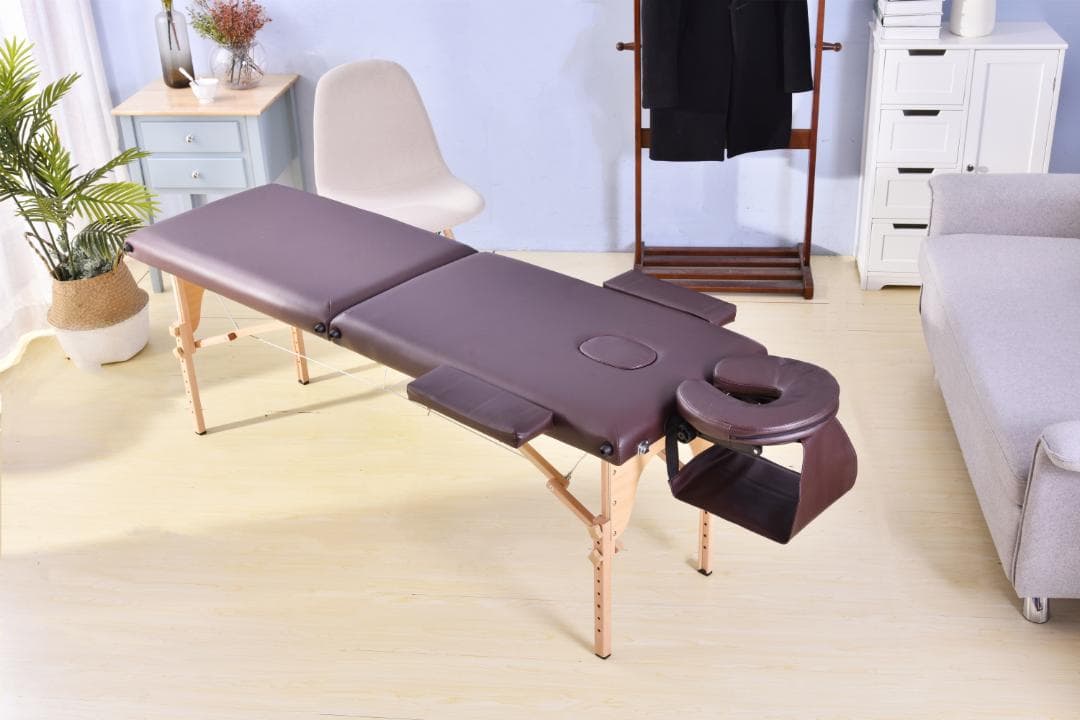 ブラウンマッサージ ベッド マッサージベッド折りたたみ 施術ベッド マッサージ台